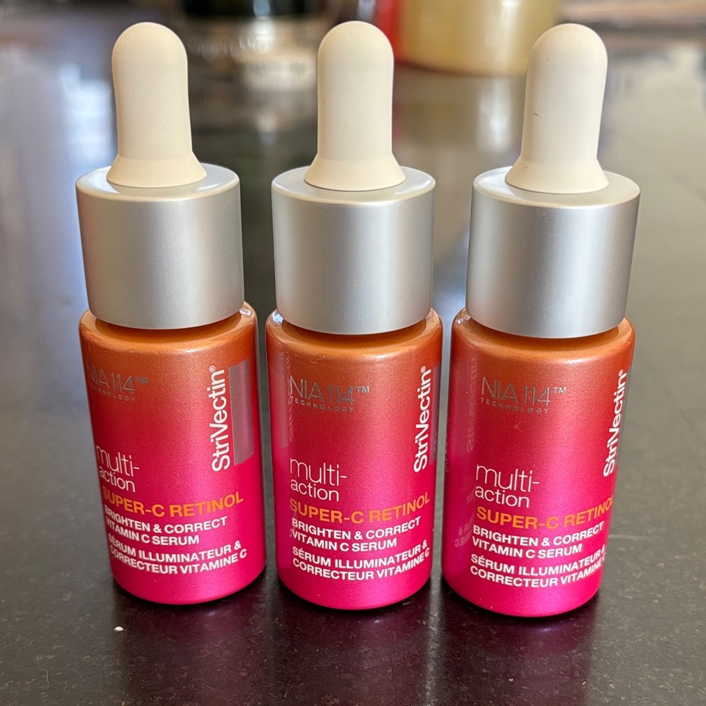 StriVectin Multi-Action Super-C Retinol Serum - Vibrant Pink set
